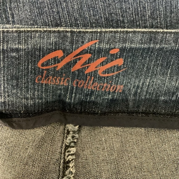 Chic Size 26W Women’s Easy Fit  Elastic Waist  Pull On Pant. New With Tags. - Picture 7 of 11